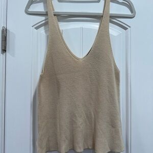 Forever 21 Beige Knit Tank Top
